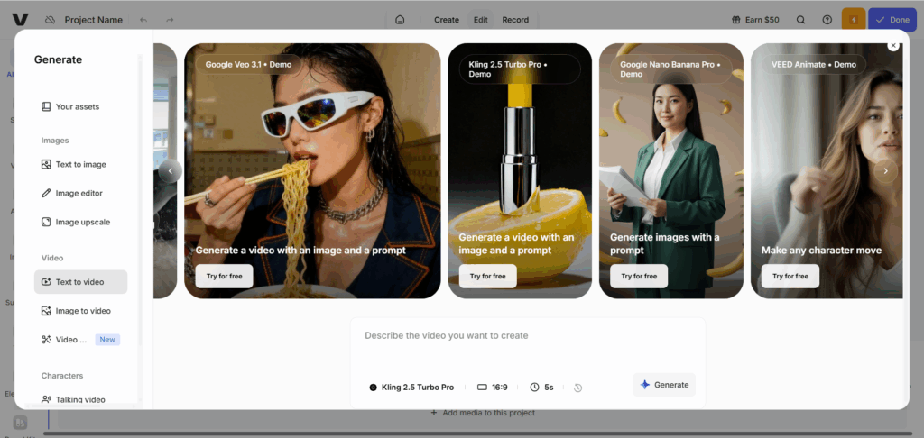VEED – Online PDF to Video Converter with Editing Tools