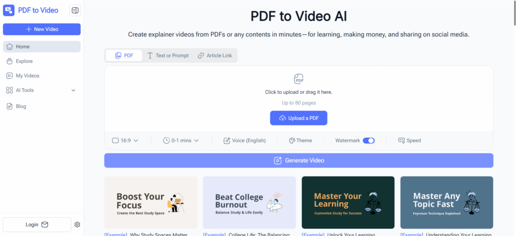Best Free Tools to Convert PDF to Video Online