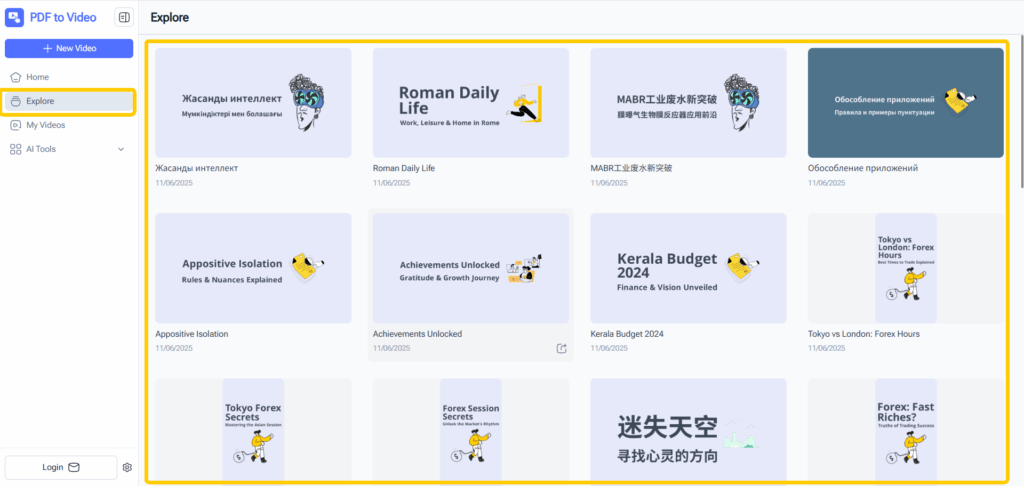 Rich Content Library